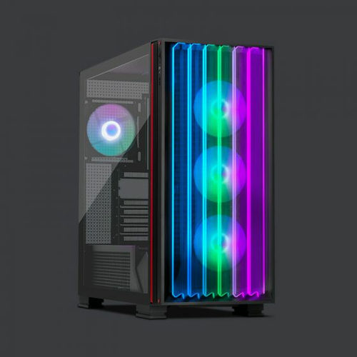 Gabinete Yeyian Mirage X Tower, PSU No, Negro