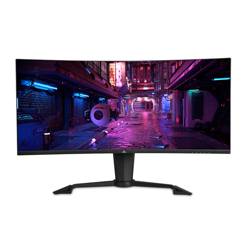 Monitor Yeyian YMC-VA34-01 LED, 34", 2K Ultra HD, VA, 165 Hz, 1 ms, Freesync, Nvidia G-sync, Negro