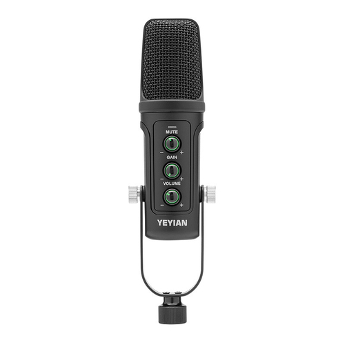Micrófono Yeyian YSA-UCHQ-01 192 Khz, Alámbrico, USB, Antipop, Negro