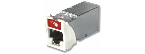 Conector Siemon Z6A-02B RJ45/RJ11, Color Blanco