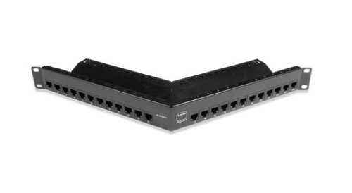 Panel de Parcheo Siemon Z-max 6a 24 Puertos, RJ-45, Soporta Cat6A, Color Negro