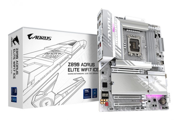Tarjeta Madre Aorus Z890 Aorus Elite WIFI7 Ice, Intel Socket 1851, Intel Z890, 256GB DDR5, ATX