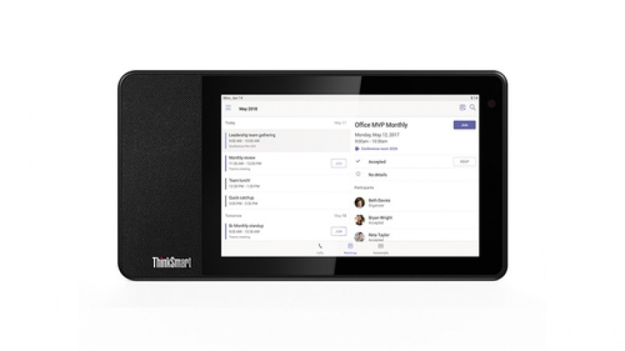 Asistente Virtual Lenovo Thinksmart View Inalámbrico, WiFi, Bt, Negro