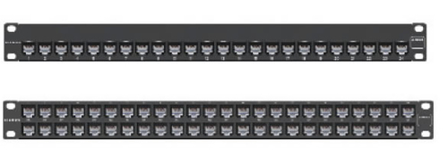 Panel de Parcheo Siemon ZS-PNL-24E 24 Puertos, Color Negro, Montaje en Bastidor, Capacidad del Rack 1U